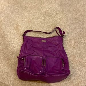Purple kate spade satchel bag